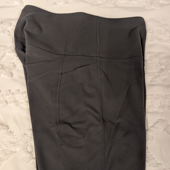 FLX High-Rise Affirmation 7/8 Pocket Leggings Grey Size Medium - Picture 5 of 6